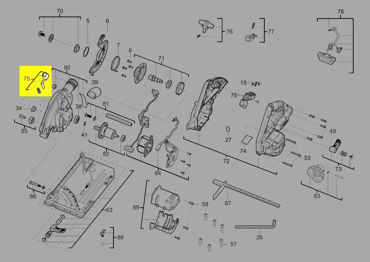 dispositif de blocage axe réf. 4931454281